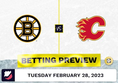 Bruins vs. Flames Prediction and Odds - Feb 28, 2023