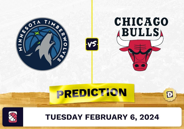 Minnesota Timberwolves vs. Chicago Bulls Prediction, Odds, NBA Picks [2/6/2024]