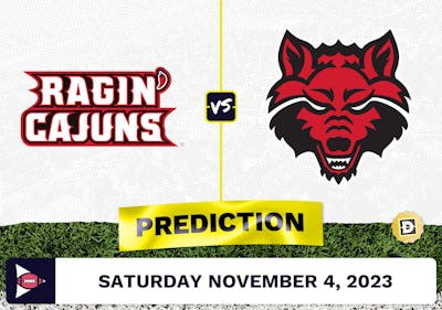 Louisiana-Lafayette vs. Arkansas State CFB Prediction and Odds - November 4, 2023