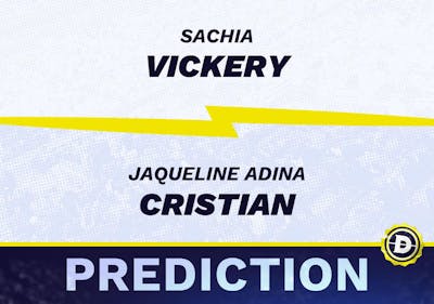 Sachia Vickery vs. Jaqueline Adina Cristian Prediction, Odds, Picks for WTA Charleston 2024