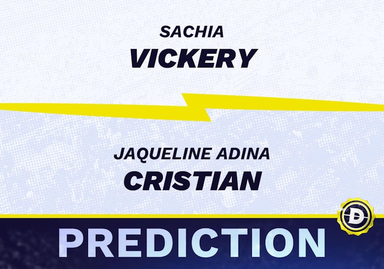 Sachia Vickery vs. Jaqueline Adina Cristian Prediction, Odds, Picks for WTA Charleston 2024