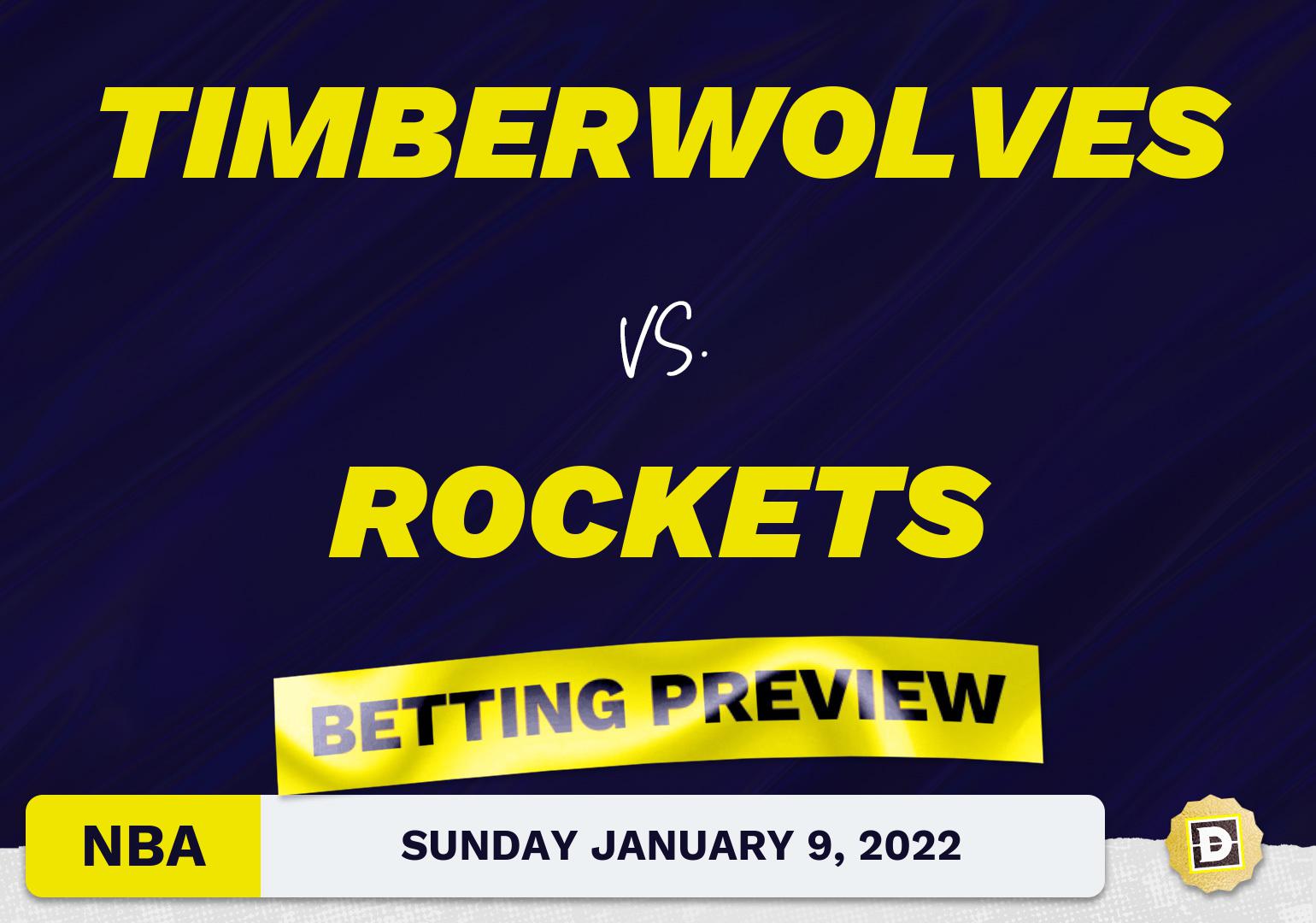 Timberwolves vs. Rockets Predictions and Odds - Jan 9, 2022
