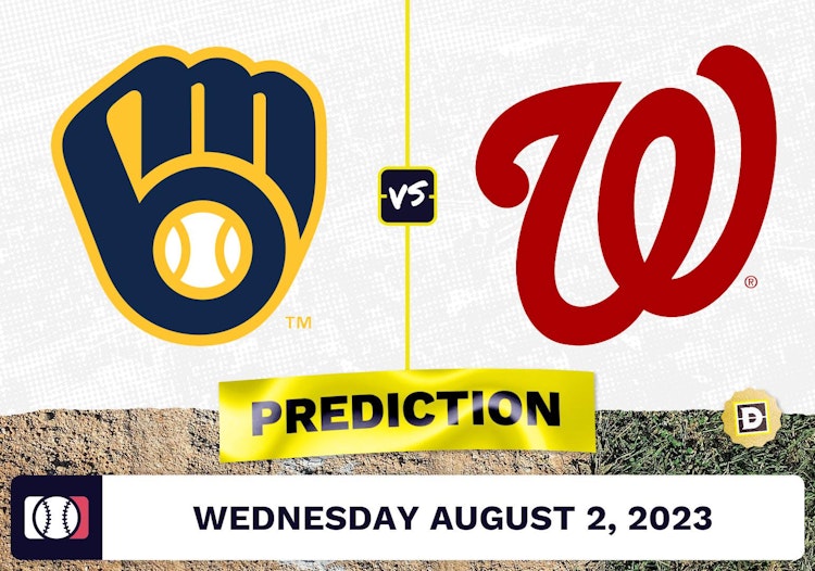 Brewers vs. Nationals Prediction for MLB Wednesday [8/2/2023]