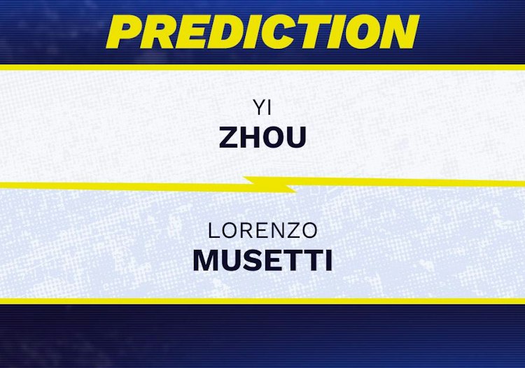 Yi Zhou takes on Lorenzo Musetti in ATP Shanghai action.