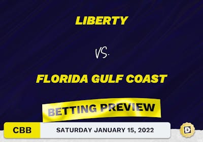 Liberty vs. Florida Gulf Coast CBB Predictions and Odds - Jan 15, 2022