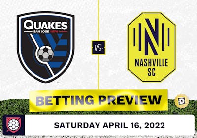 San Jose Earthquakes vs. Nashville SC Prediction - Apr 16, 2022