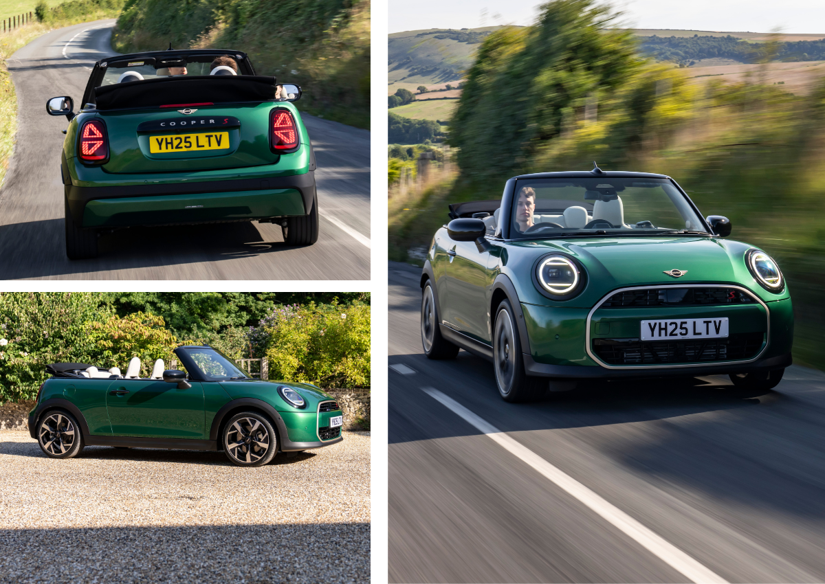 Das Exterieur des MINI Cooper Cabrio