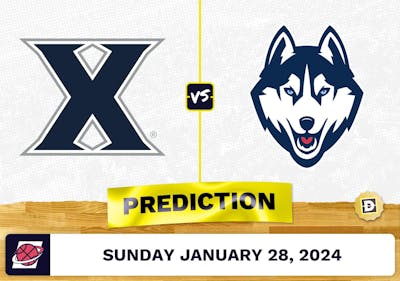 Xavier vs. Connecticut Prediction, Odds, College Basketball Picks [1/28/2024]