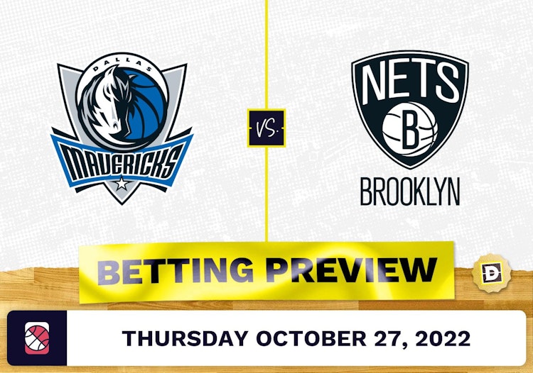 Mavericks vs. Nets Prediction and Odds - Oct 27, 2022