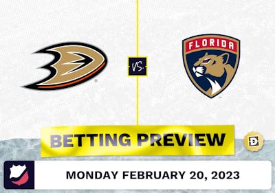 Ducks vs. Panthers Prediction and Odds - Feb 20, 2023
