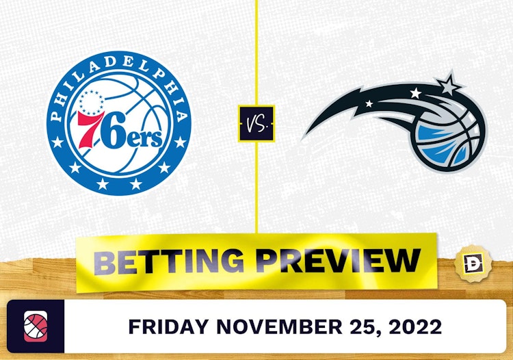 76ers vs. Magic Prediction and Odds - Nov 25, 2022