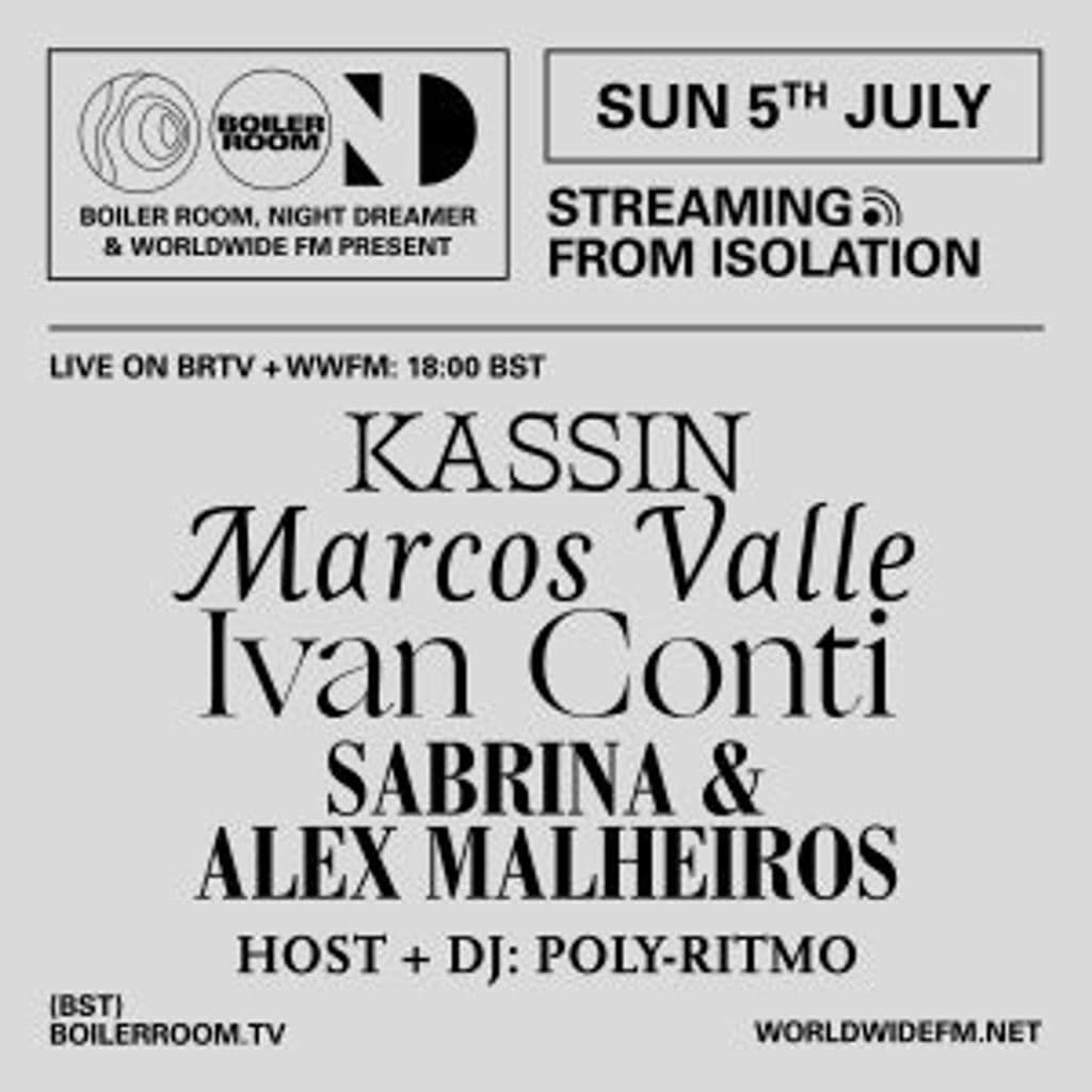 Streaming From Isolation: Kassin // 05-07-20
