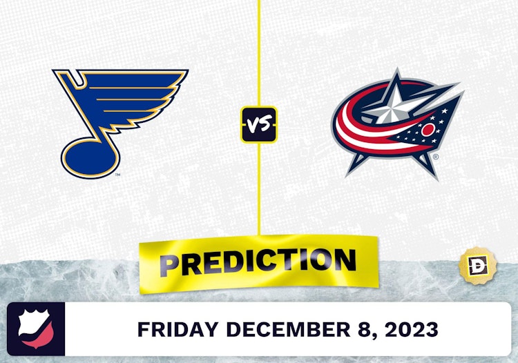 St. Louis Blues vs. Columbus Blue Jackets Prediction and Odds - December 8, 2023