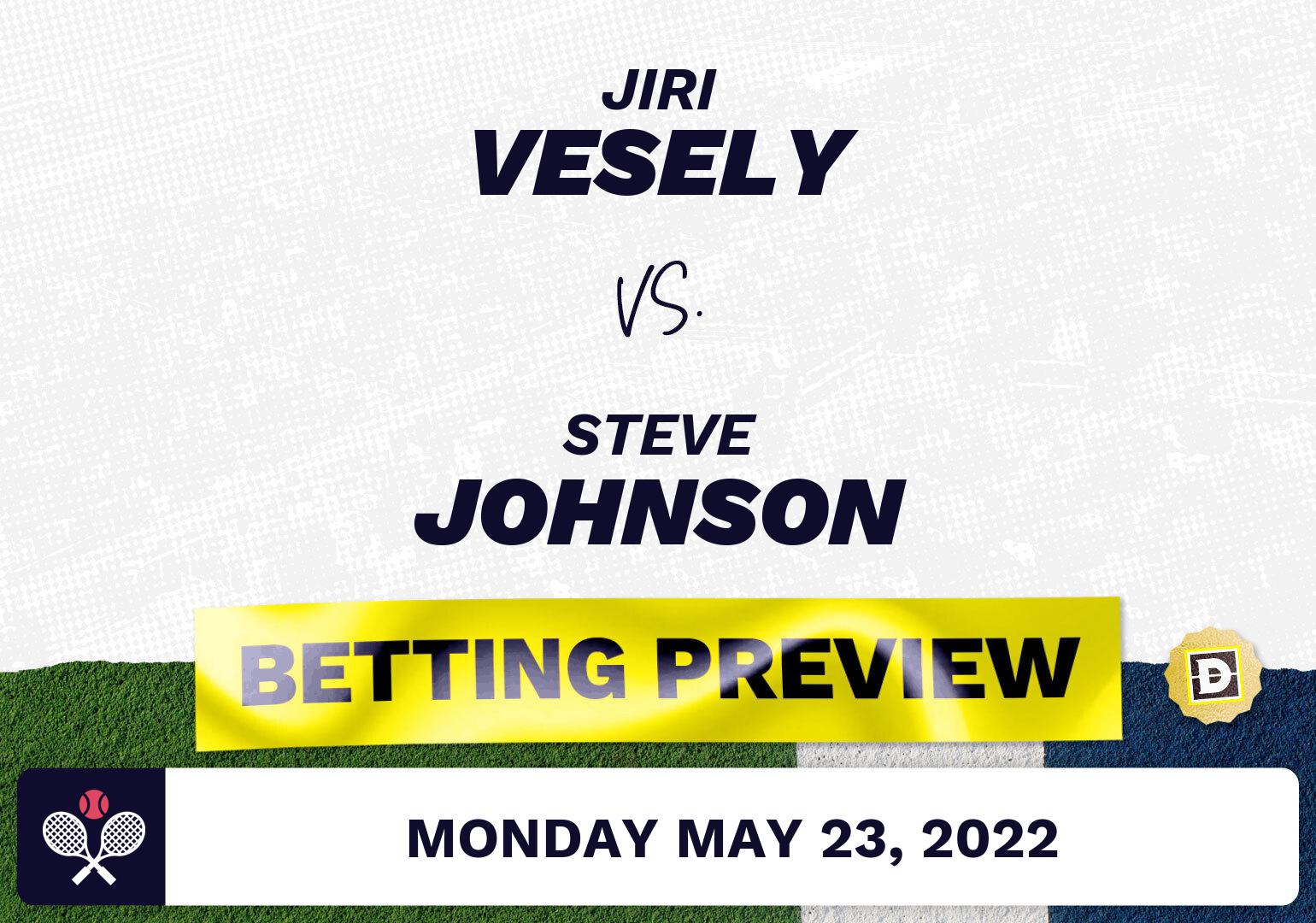 Jiri Vesely vs. Steve Johnson Predictions - May 24, 2022