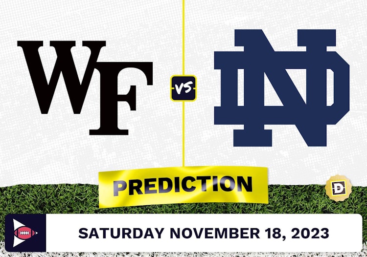 Wake Forest vs. Notre Dame CFB Prediction and Odds - November 18, 2023