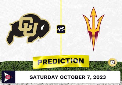 Colorado vs. Arizona State CFB Prediction and Odds - October 7, 2023