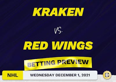 Kraken vs. Red Wings Predictions and Odds - Dec 1, 2021