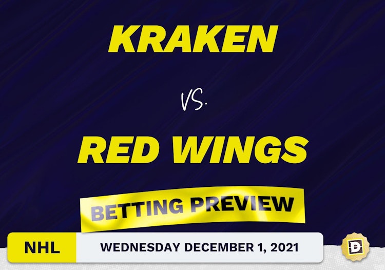 Kraken vs. Red Wings Predictions and Odds - Dec 1, 2021