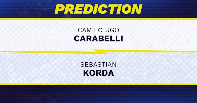 Camilo Ugo Carabelli vs Sebastian Korda Tennis Prediction.