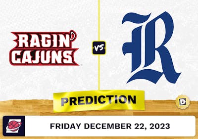 Louisiana-Lafayette vs. Rice Prediction, Odds, College Basketball Picks  [12/22/2023]