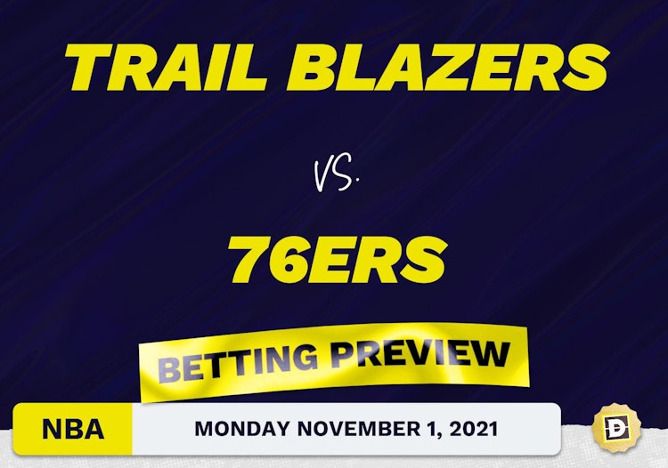 Trail Blazers vs. 76ers Predictions and Odds - Nov 1, 2021