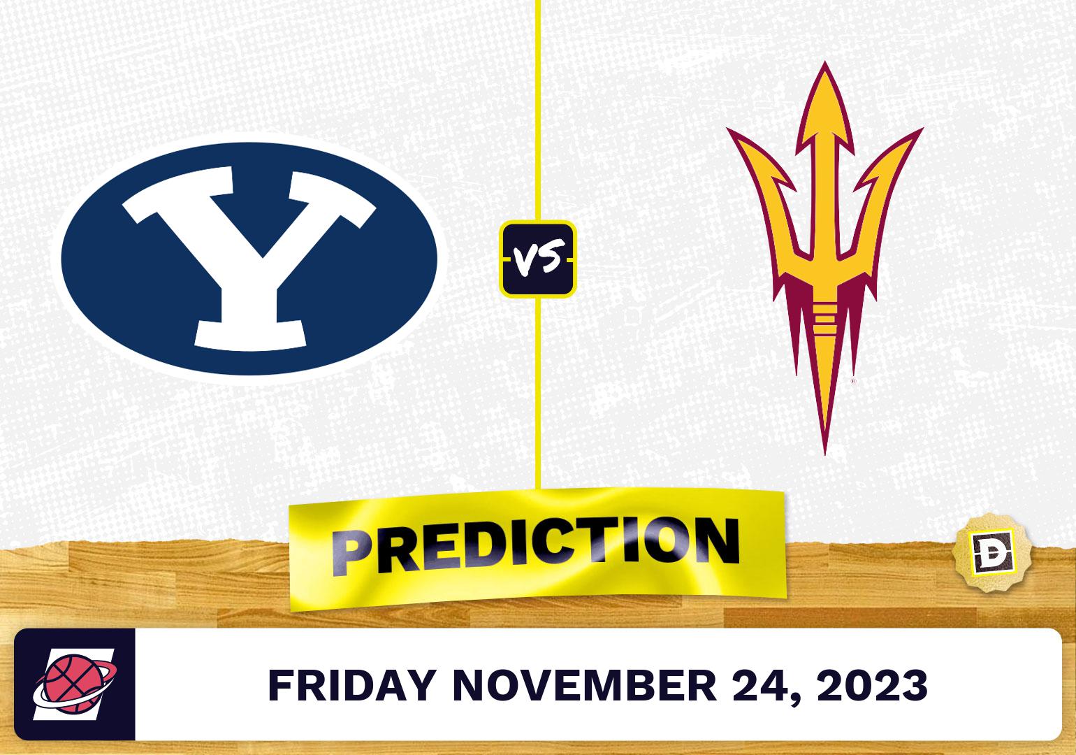 BYU Vs. Arizona State Basketball Prediction - November 24, 2023