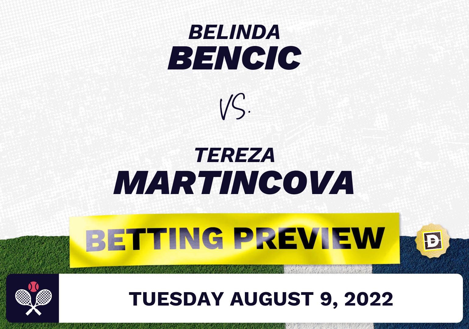 Belinda Bencic vs. Tereza Martincova Predictions - Aug 9, 2022