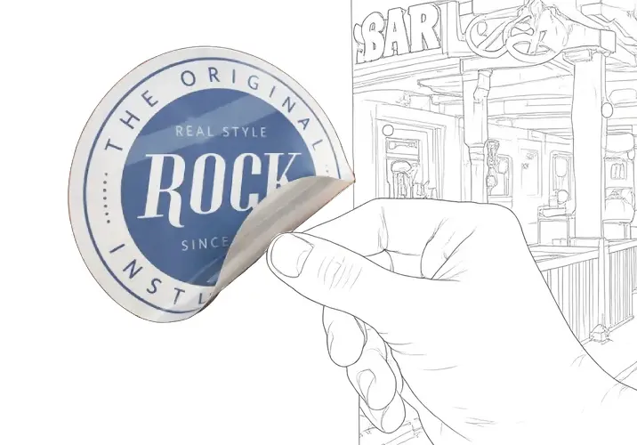 Impression stickers publicitaires grand format