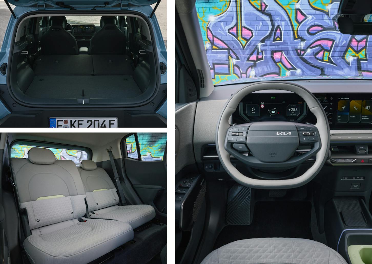 Das Interieur des Kia EV2