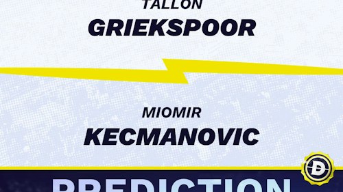 Tallon Griekspoor vs. Miomir Kecmanovic Prediction, Odds, Picks for ATP Libema Open 2024