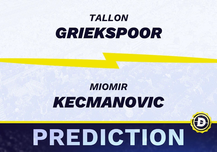 Tallon Griekspoor vs. Miomir Kecmanovic Prediction, Odds, Picks for ATP Libema Open 2024
