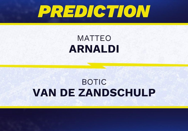 Matteo Arnaldi vs Botic Van de Zandschulp Tennis Prediction.
