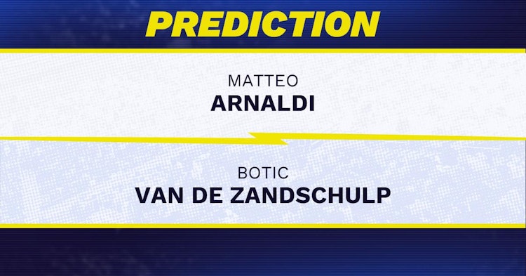 Matteo Arnaldi vs Botic Van de Zandschulp Tennis Prediction.