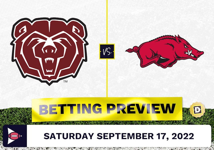Missouri State vs. Arkansas CFB Prediction and Odds - Sep 17, 2022