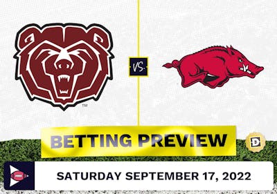 Missouri State vs. Arkansas CFB Prediction and Odds - Sep 17, 2022