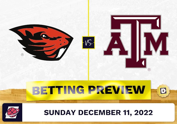 Oregon State vs. Texas A&M CBB Prediction and Odds - Dec 11, 2022