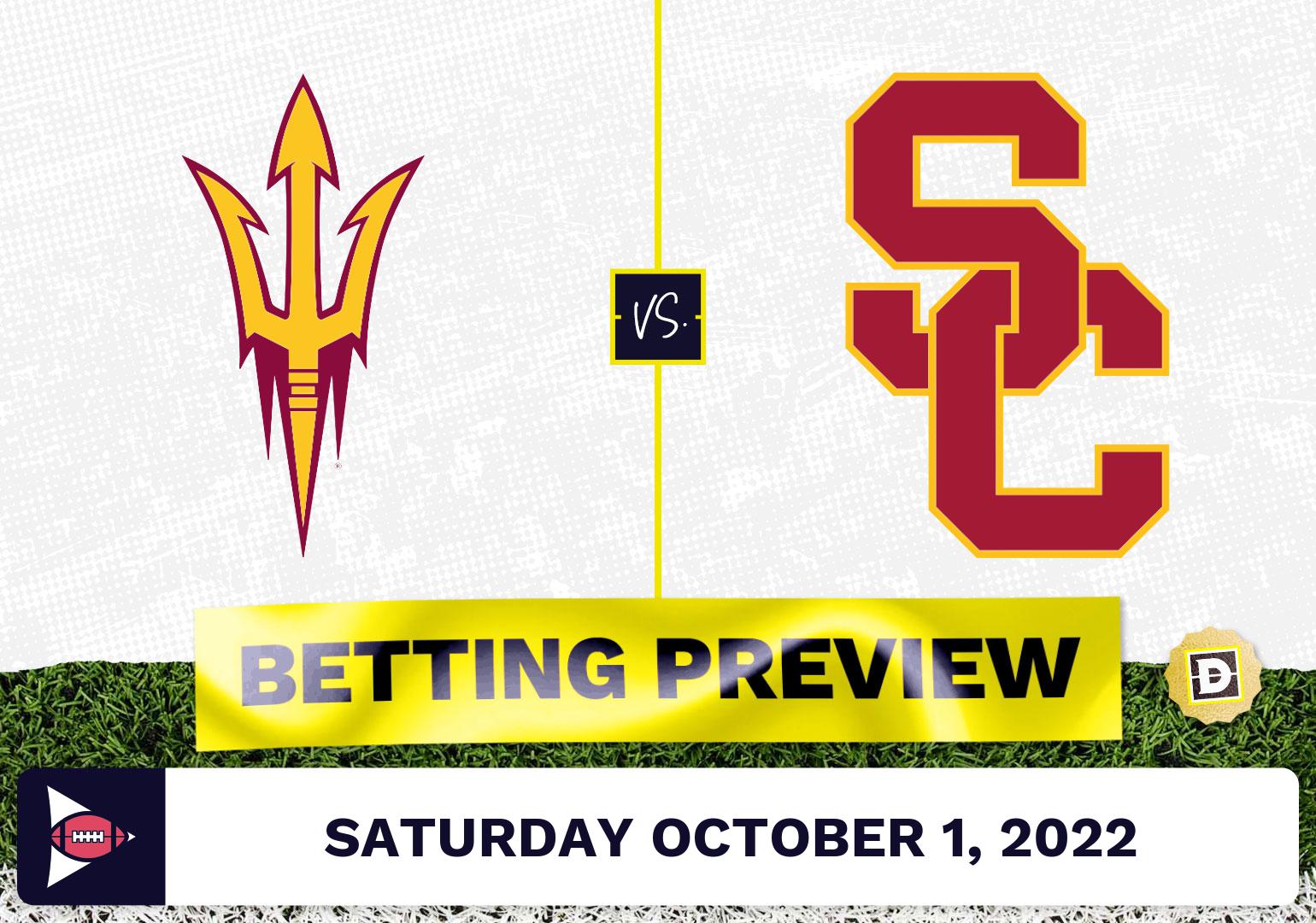 Arizona State Vs. Southern California CFB Prediction And Odds - Oct 1, 2022