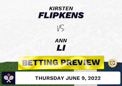 Kirsten Flipkens vs. Ann Li Predictions - Jun 9, 2022