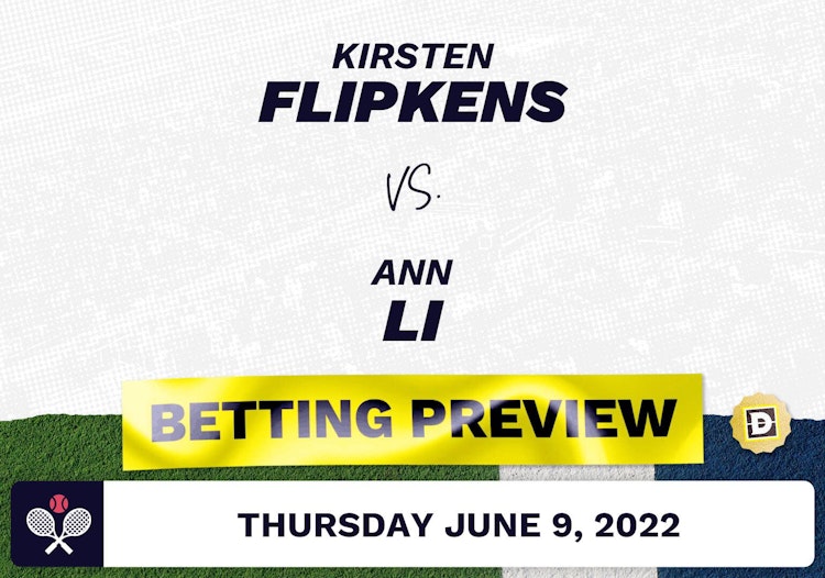 Kirsten Flipkens vs. Ann Li Predictions - Jun 9, 2022