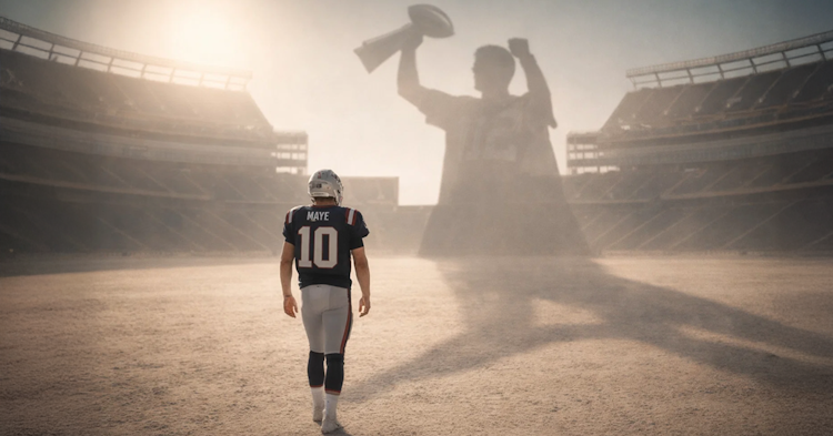 Drake Maye, Patriots, Super Bowl LX