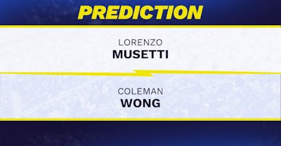 Lorenzo Musetti vs. Coleman Wong prediction, odds, picks for ATP Hong Kong 2026
