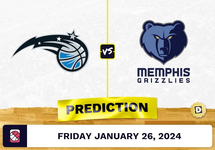 Orlando Magic vs. Memphis Grizzlies Prediction, Odds, NBA Picks [1/26/2024]