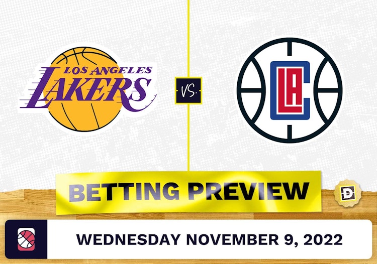 Lakers vs. Clippers Prediction and Odds - Nov 9, 2022