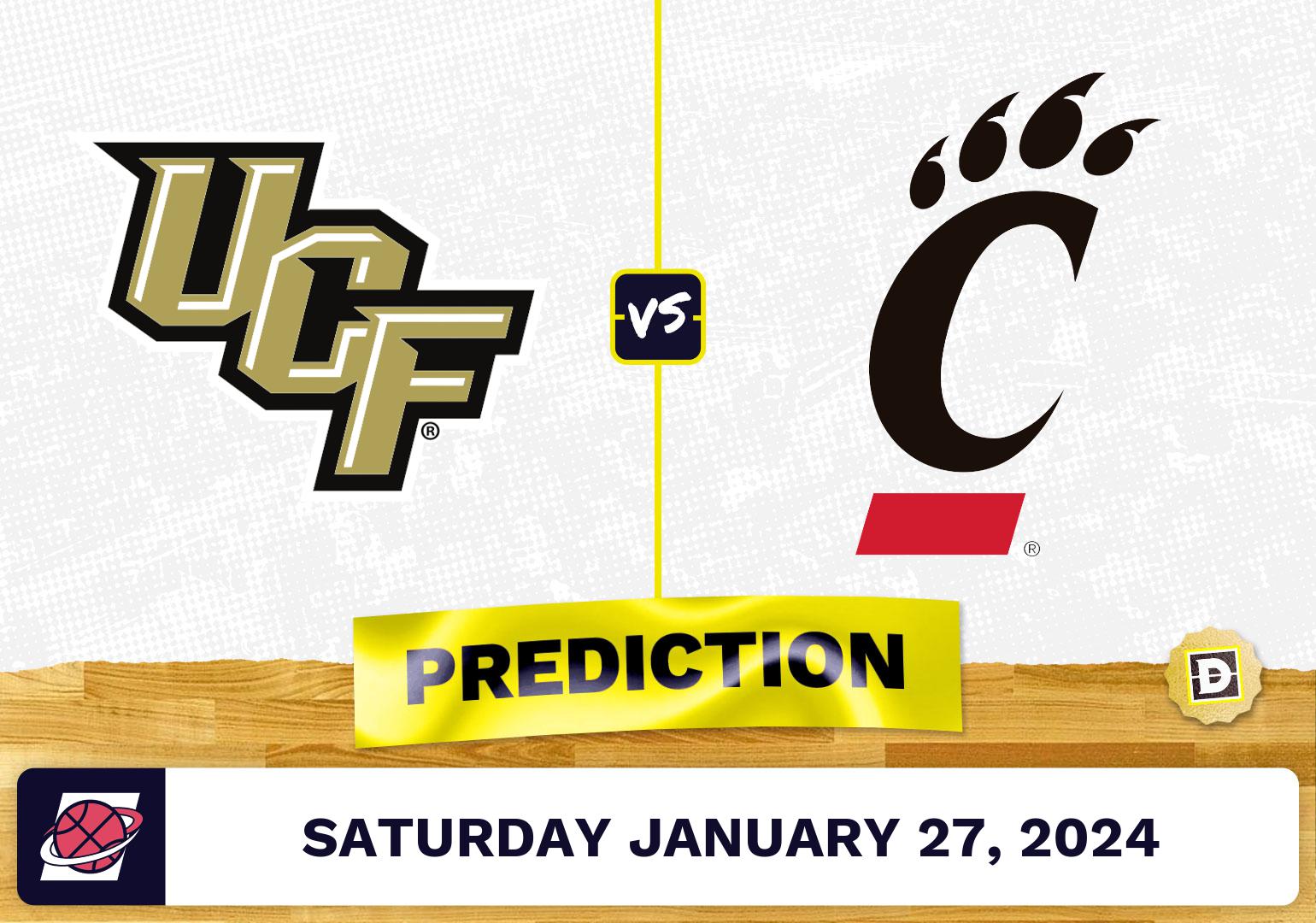 UCF Vs. Cincinnati Prediction, Odds, College Basketball Picks [1/27/2024]