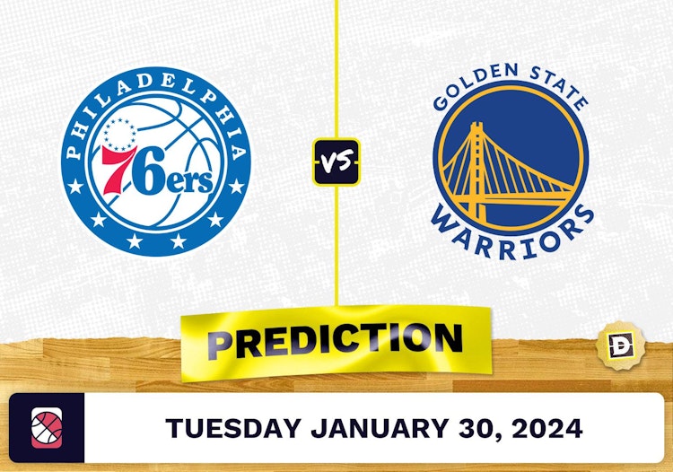 Philadelphia 76ers vs. Golden State Warriors Prediction, Odds, NBA Picks [1/30/2024]