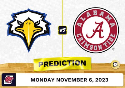 Morehead State vs. Alabama Basketball Prediction - November 6, 2023