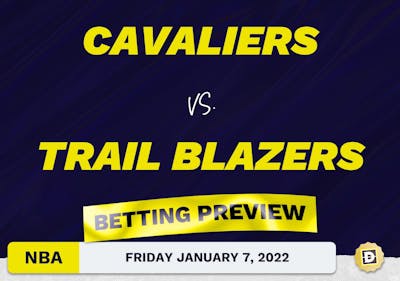 Cavaliers vs. Trail Blazers Predictions and Odds - Jan 7, 2022