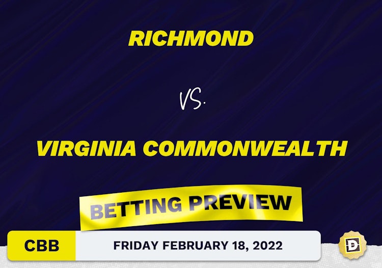 Richmond vs. Virginia Commonwealth CBB Predictions and Odds - Feb 18, 2022