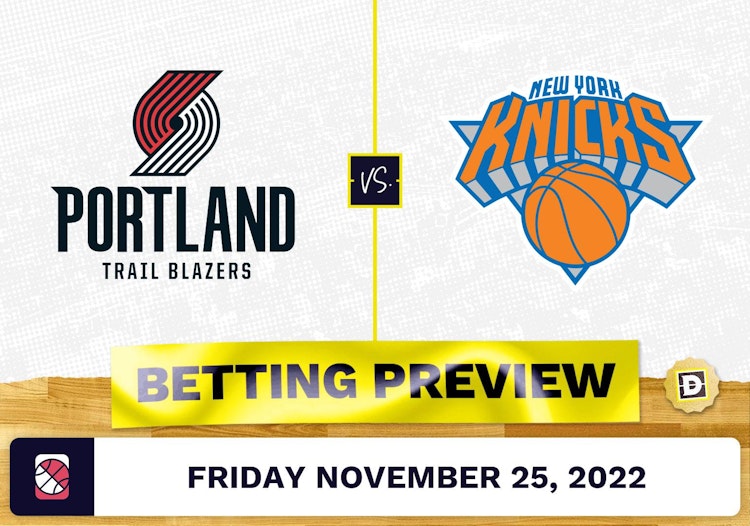 Trail Blazers vs. Knicks Prediction and Odds - Nov 25, 2022