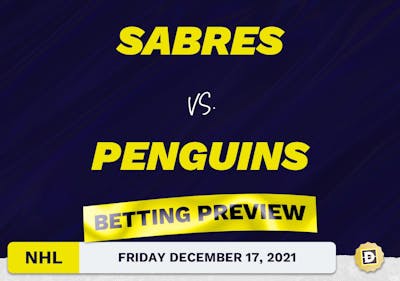 Sabres vs. Penguins Predictions and Odds - Dec 17, 2021